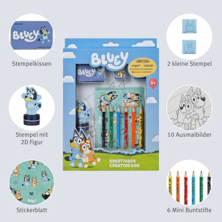 KREATIVNI SET ZA CRTANJE BLUEY  UNDERCOVER 