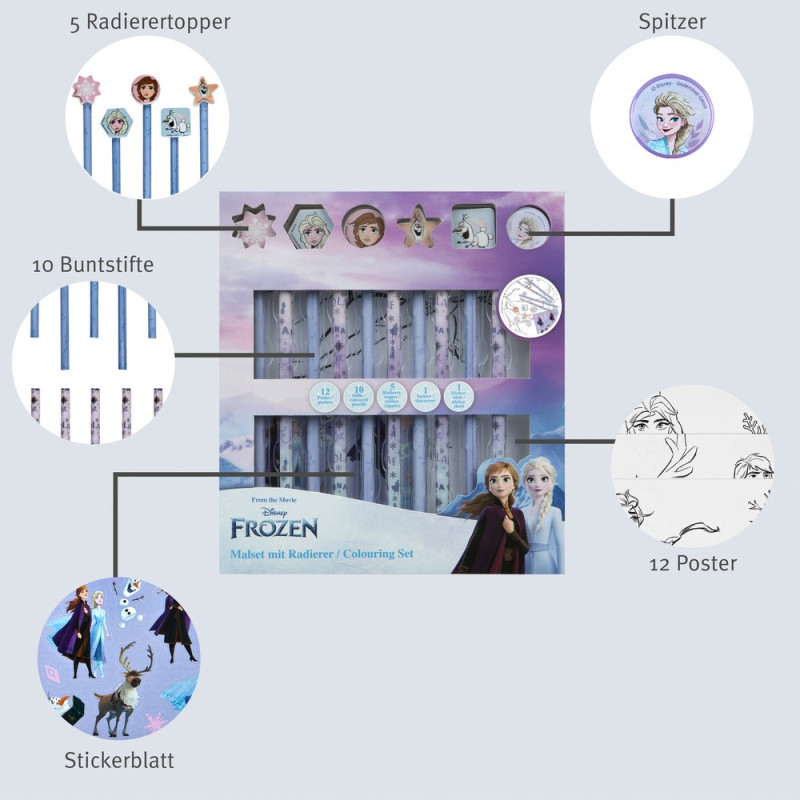 KREATIVNI SET ZA CRTANJE FROZEN UNDERCOVER 