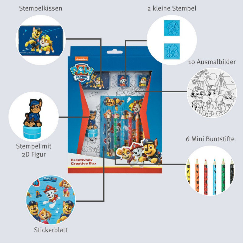 KREATIVNI SET ZA CRTANJE PAW PATROL UNDERCOVER 
