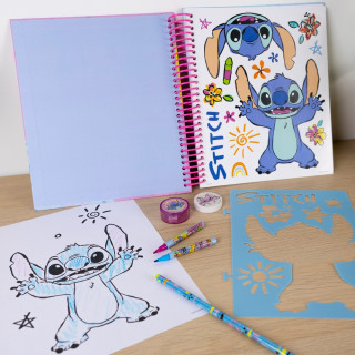 KREATIVNI SET ZA CRTANJE SA ŠABLONIMA LILO & STITCH 