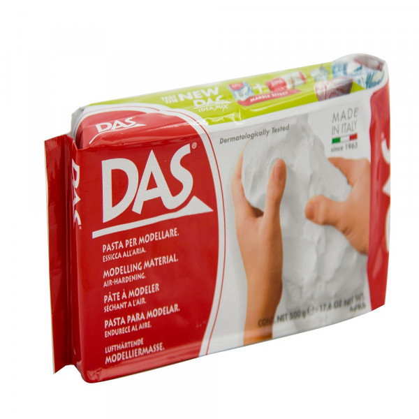 GLINAMOL MODELIRANA MASA BELA 500G DAS 38 