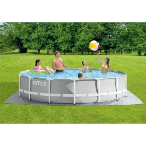 INTEX OKRUGLI BAZEN SA METALNIM RAMOM 4.57M X 1.07M