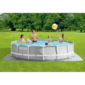 INTEX OKRUGLI BAZEN SA METALNIM RAMOM 4.57M X 1.07M