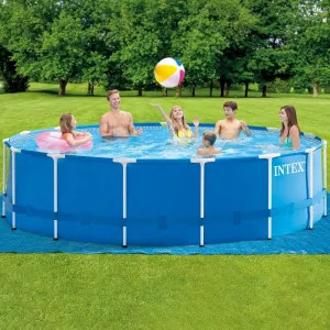 INTEX OKRUGLI BAZEN SA METALNIM RAMOM 4.57M X 1.22M