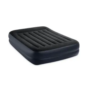 INTEX KREVET NA NADUVAVANJE CRNI QUEEN SIZE SA USB PUMPOM