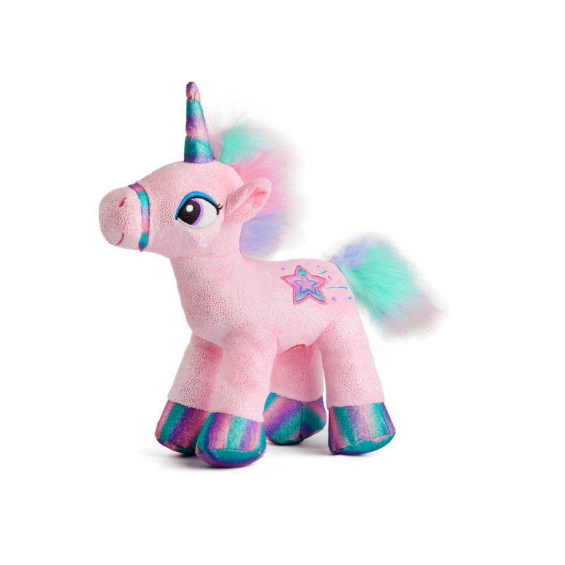 AMEK TOYS PLISANI JEDNOROG  SA SVETLECIM ROGOM I MUZIKOM 