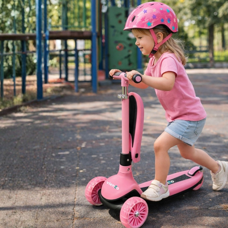 VIENTO SVETLECI 2 U 1 TROTINET PINK 