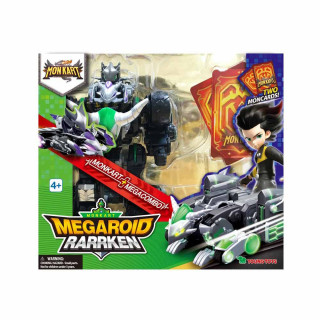 MONKART TRANSFORMERS ROBOT MEGAROID RARRKEN