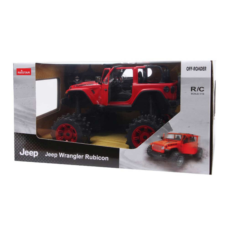 RASTAR R/C 1:14 JEEP WRANGLER JL WITH BIG FOOT DESIGN