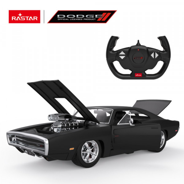 RASTAR R/C 1:16 DODGE CHARGER R/T WITH ENGINE VERSION