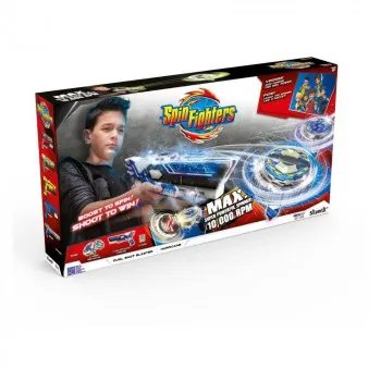 SPIN FIGHTER PISTOLJ DUAL SHOT BLASTER - HURRICANE 