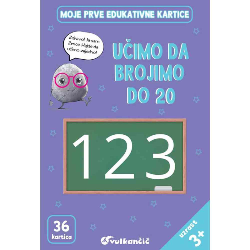GRUPA AUTORA ZRNCE KARTICE – UCIMO DA BROJIMO DO 20 – LATINICA 