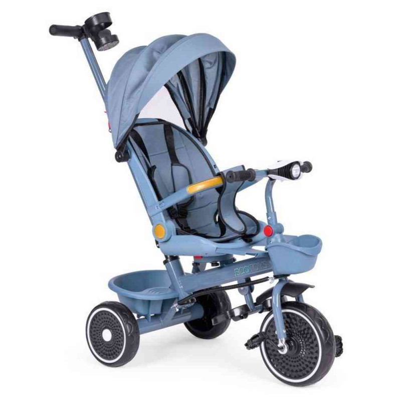 2U1 TRICIKL SA ROTIRAJUĆIM SEDIŠTEM I SKLOPIVOM TENDOM BLUE ECOTOYS 