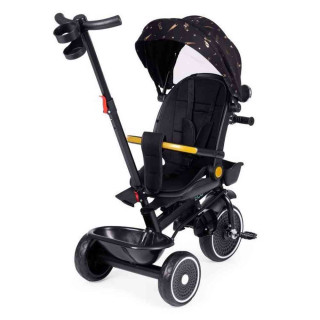 TRICIKL ZA DECU SA ROTIRAJUĆIM SEDIŠTEM  GURAJUĆIM RUKOHVATOM I TENDOM BLACK ECO 