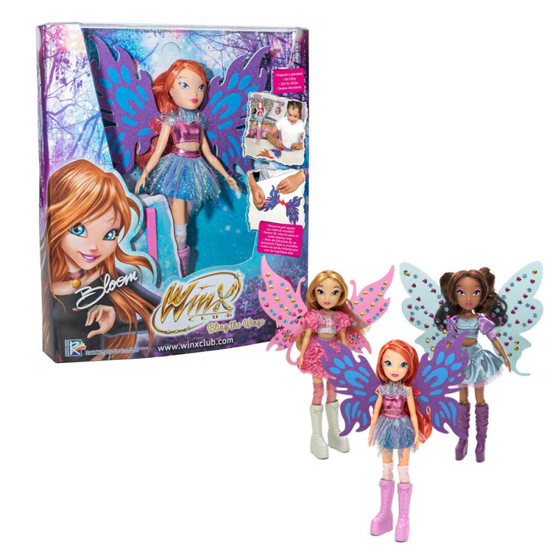 WINX DELUXE BLING WINGS LUTKA ASST