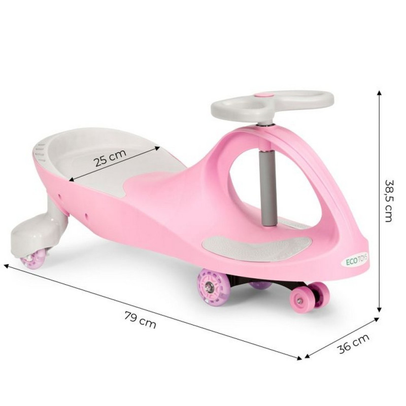 WIGGLE GURALICA ZA DECU LED TOČKOVI PINK ECOTOYS 