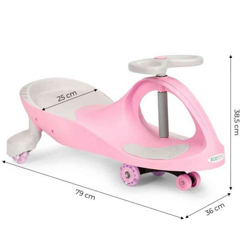 WIGGLE GURALICA ZA DECU LED TOČKOVI PINK ECOTOYS 