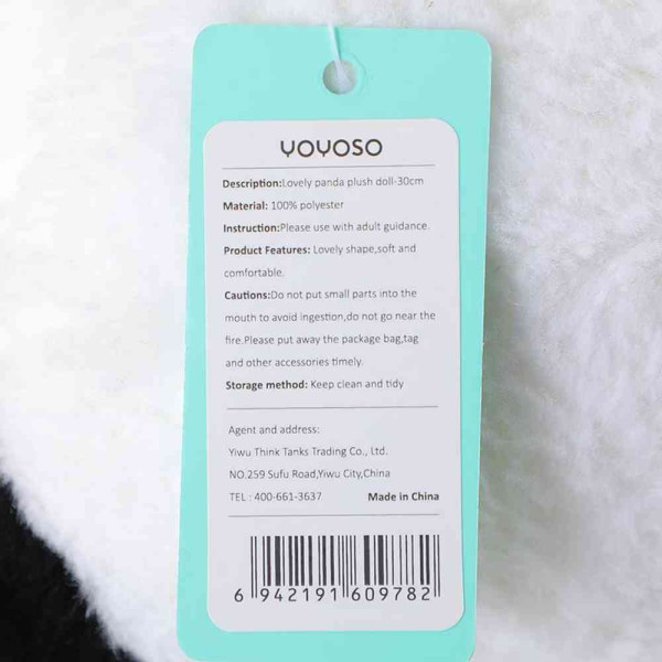 YOYOSO PLISANA IGRAČKA 30 CM PANDA 