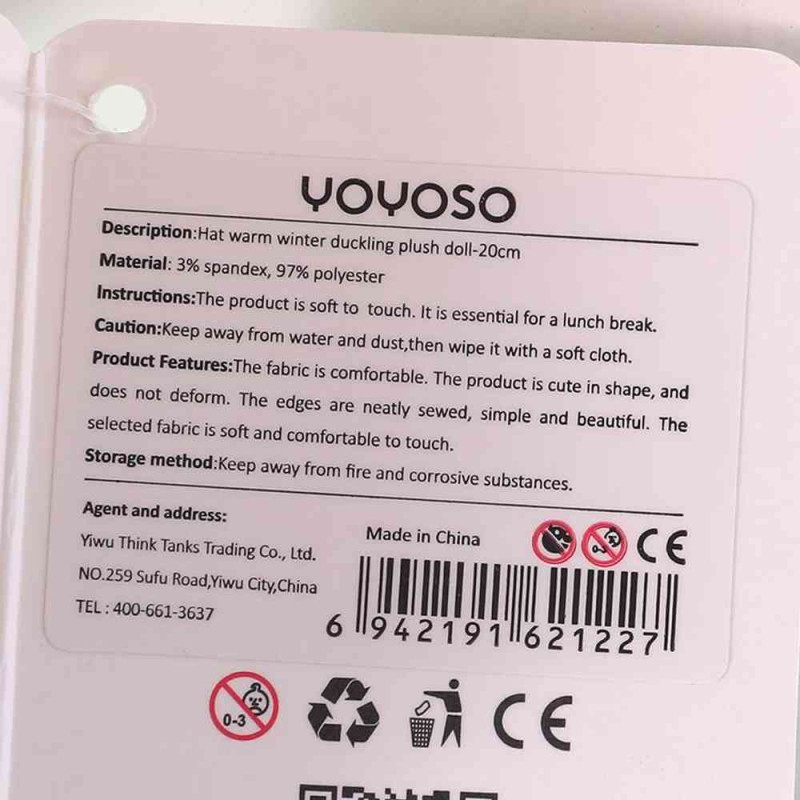 YOYOSO PLISANA IGRACKA DUCK