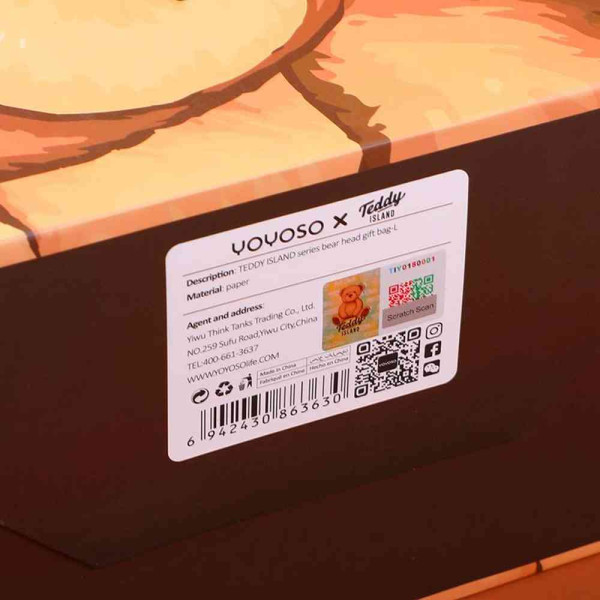 YOYOSO UKRASNA KESA LARGE TEDDY 