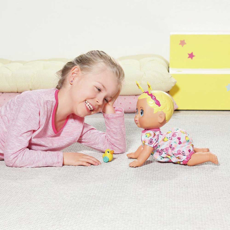 BABY BORN FUNNY FACES CRAWLING BABY