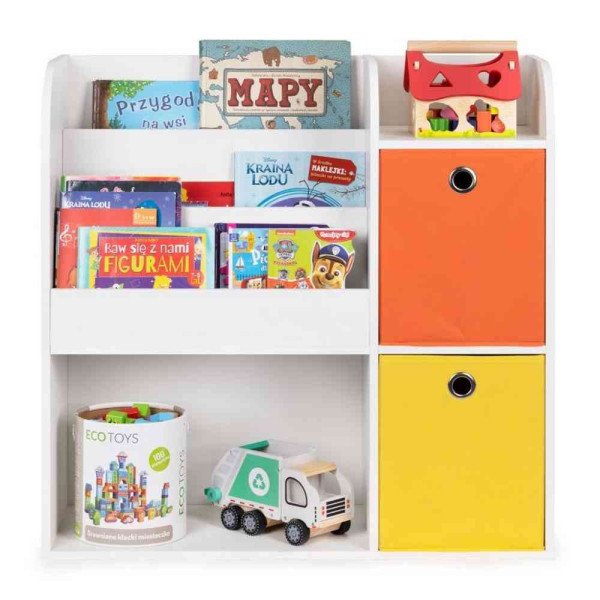 DRVENA DECIJA POLICA ORGANIZER SA POLICAMA 02A ECOTOYS 