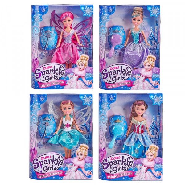 SPARKLE GIRLZ WINTER PRINCESS DELUXE SET ASST