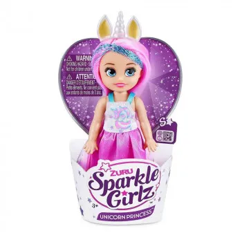 SPARKLE GIRLZ UNICORN PRINCESS CUPCAKE ASST 