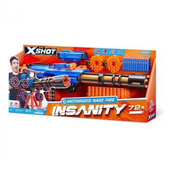 X-SHOT - INSANITY MOTORIZED RAGE FIRE 