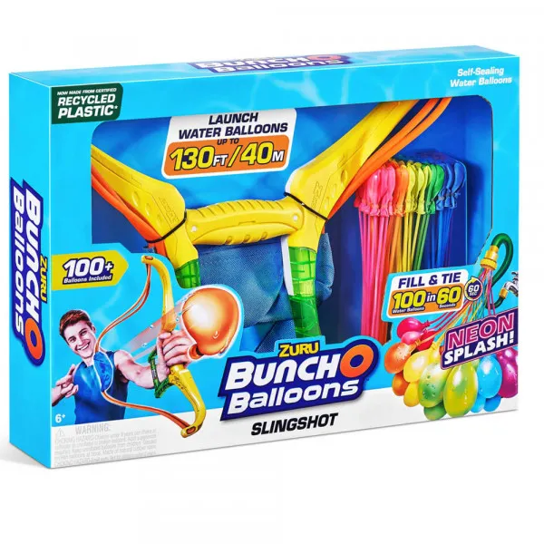 BUNCH O BALLOONS NEON SLINGSHOT SET 