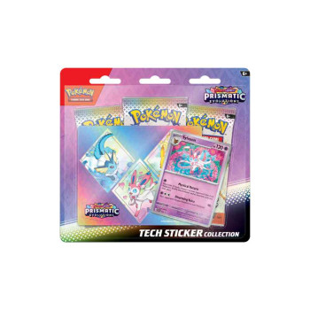 POKEMON TCG: SV8.5 TECH STICKER BLISTER DISPLAY - ASSORTMENT EN 