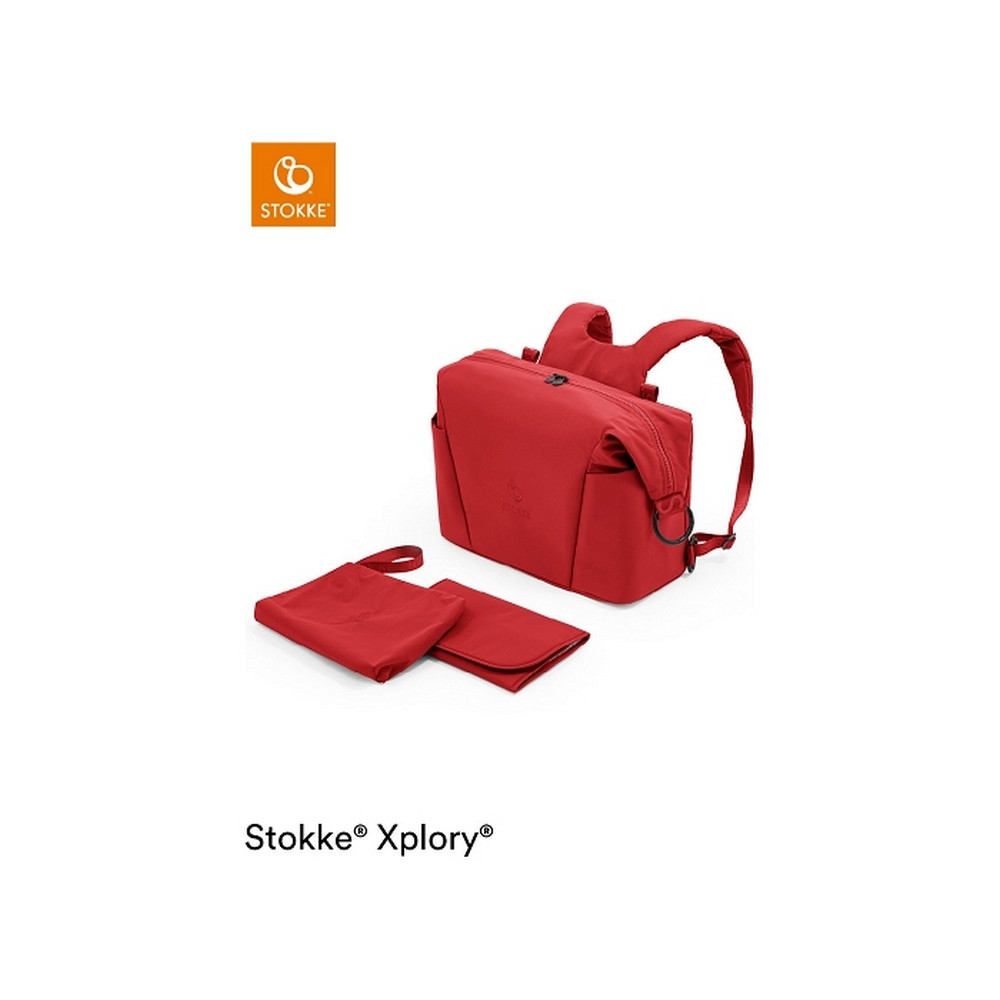STOKKE X CHANGING TORBA RUBY RED 