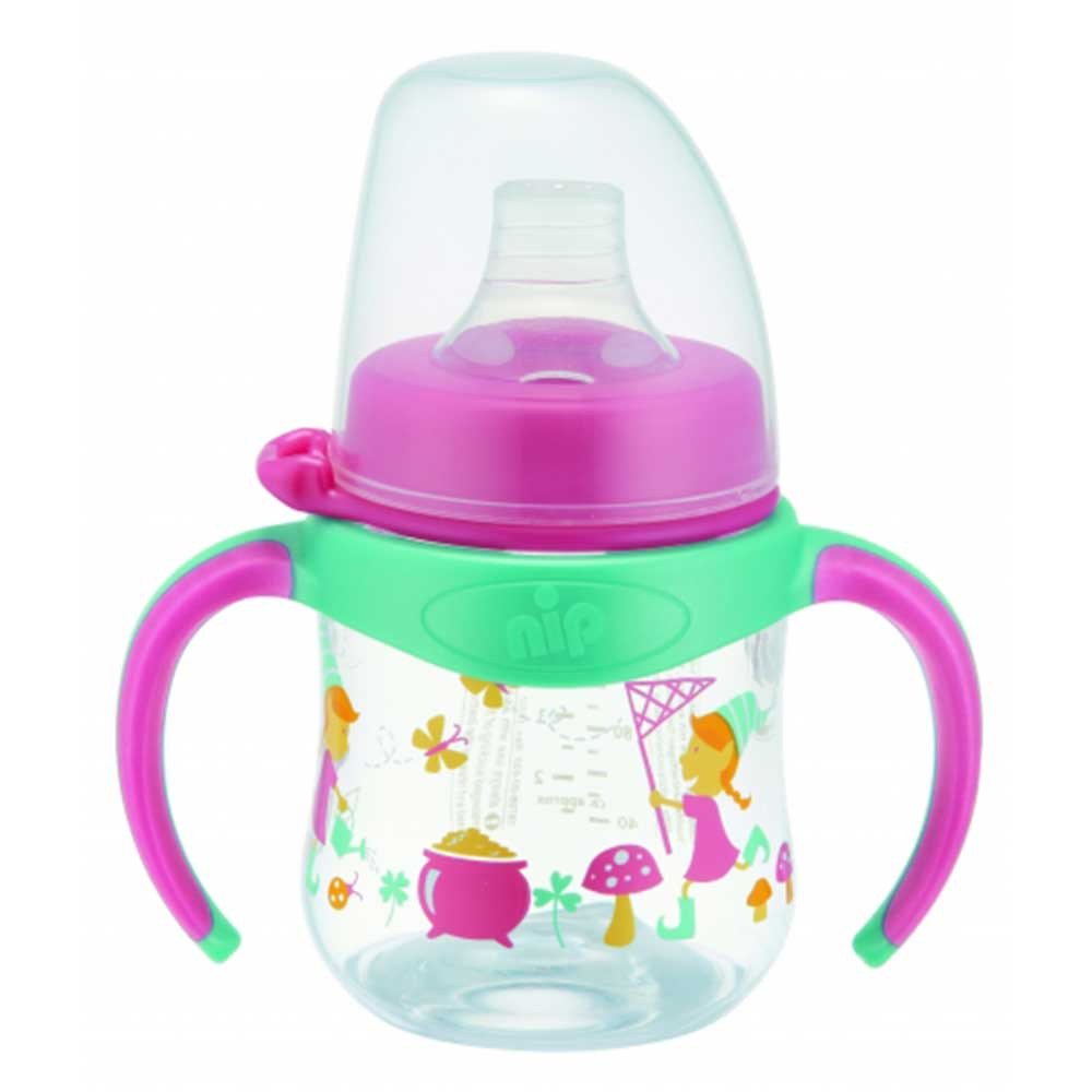 Nip Trening Flasica Za Devojcice Sa Ruckama 150ml Sa Sil Piskom Za 6m Dexy Co Kids Internet Prodavnica