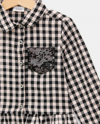 BLUKIDS KOSULJA SHIRT PINK CHECK