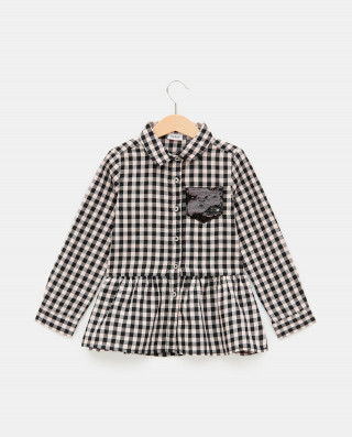 BLUKIDS KOSULJA SHIRT PINK CHECK