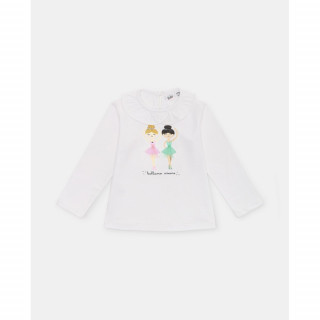 BLUKIDS MAJICA DUG RUKAV BRIGHT WHITE