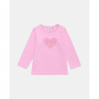 BLUKIDS MAJICA DUG RUKAV PINK LAVENDER