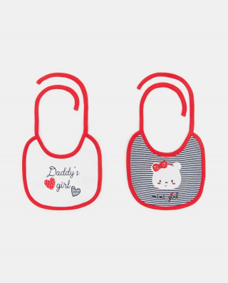 BLUKIDS PORTIKLA 2PK BIB ROSSA
