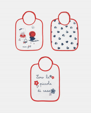 BLUKIDS PORTIKLA 3PK BIB TERRY+PEVA