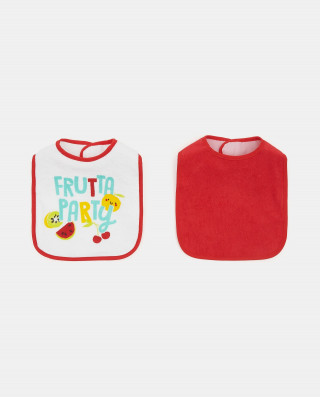 BLUKIDS PORTIKLA 2PK BIB TERRY+PEVA