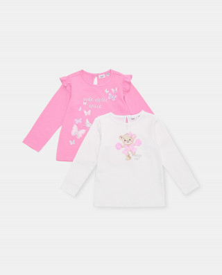 BLUKIDS MAJICA DUG RUKAV 2KOM TSHIRT BPACK