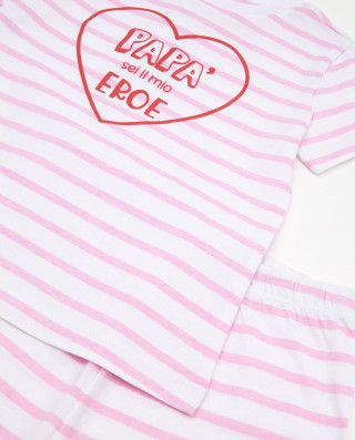 BLUKIDS PIDZAMA SHORT PJA GIRL PAPA