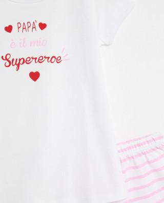 BLUKIDS PIDZAMA SHORT PJA 2/8 PAPA