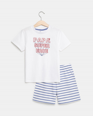 BLUKIDS PIDZAMA SHORT PJA 2/8 PAPA
