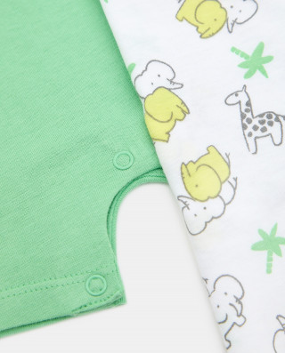 BLUKIDS ZEKA PK 2 BOY SHORT ROMPERS