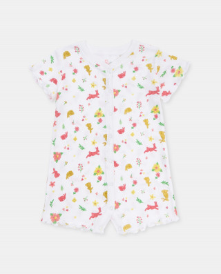 BLUKIDS ZEKA GIRL SHORT ROMPER