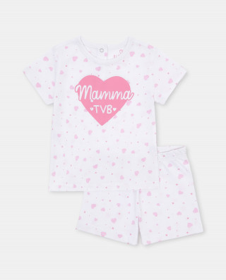 BLUKIDS PIDZAMA SHORT PJA GIRL MAMMA