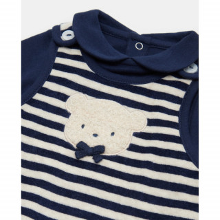 BLUKIDS SET MAJICA I ZEKA MARITIME BLUE