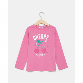BLUKIDS MAJICA DUG RUKAV FUCHSIA PINK