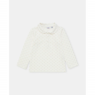 BLUKIDS MAJICA POLO DUG RUKAV COCONUT MILK